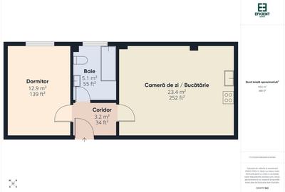 Apartament cu 2 camere, mobilat în Șagului - 21