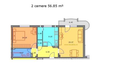 De vanzare apartament 2 Camere Lujerului De vanzare apartament 2 Camere Lujerului - 7