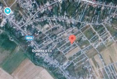 Teren de 565 mp, în Domnești