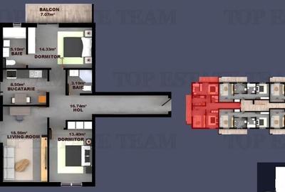 Apartament 3 camere Premium, pompe de caldura, de vanzare in Fundeni Dobroesti. - 16