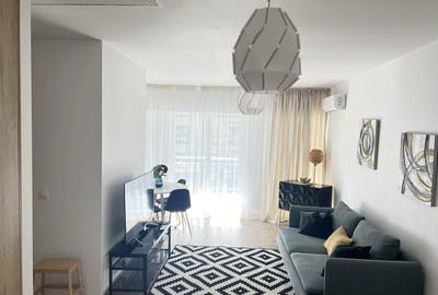 Apartament cu 2 camere semidecomandat, mobilat în Floreasca