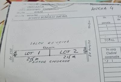 Teren de 4000 mp, în Cumpăna