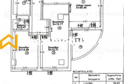 Apartament cu 3 camere decomandat, mobilat în Baba Novac - 3