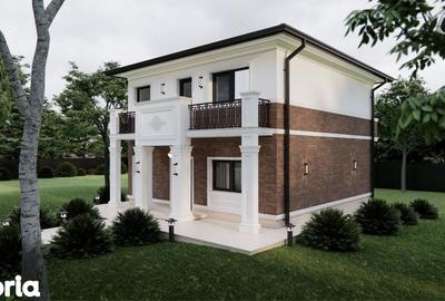 Casă cu 5 camere cu Teren 600 Mp în Tomești