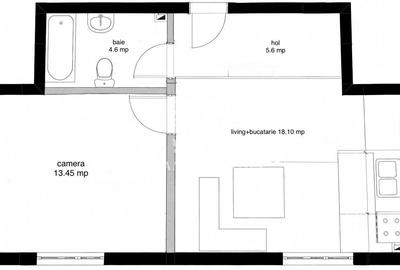 Apartament semidecomandat cu 2 camere la cheie, cartier Marasti - 11