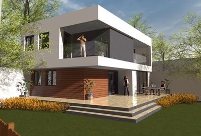 Vilă individuală în faza de proiect – 5 min de Lacul Morii teren  474m2 - 1