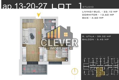 Studio cu Încălzire în Pardoseală și Parcare GRATUITĂ în Sector 3 - 2