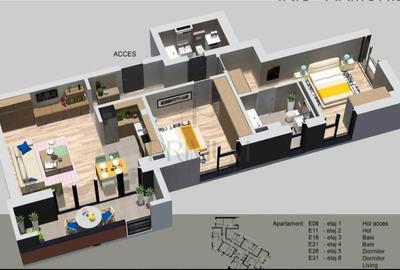 Apartament cu 3 camere decomandat, mobilat în Aradului - 8