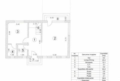 Casă cu 4 camere în Domnești - 17