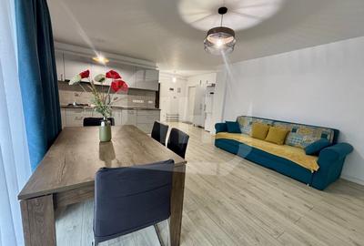 Apartament cu 2 camere semidecomandat, mobilat în Borhanci