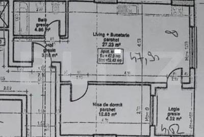 Apartament cu 2 camere semidecomandat în Central - 1