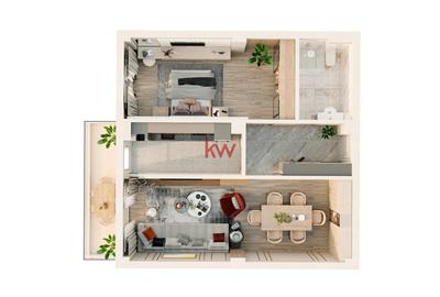 Apartament cu 2 camere decomandat în Valea Lupului - 4