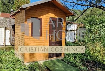 Teren cu constructii Cosmina de Sus - Foisor, baie, cabanuta si umbrar - 7