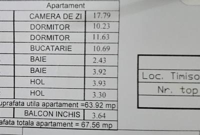Apartament cu 3 camere decomandat în Lipovei - 13
