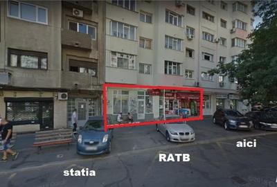 Exact in statia STB, MOSILOR intersectie Carol, 104mp OPEN, vitrina 13m, trafic - 3