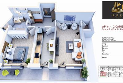 Apartament 2 camere70 m.p , predare 10/2025, bloc nou Sos giurgiului