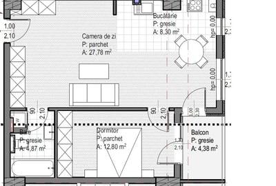 Apartament 2 camere finisat langa Baza Sportiva Gheorgheni, 54 mp - 9