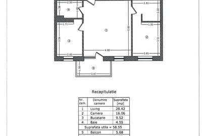 Apartament cu 2 camere semidecomandat, mobilat în Pantelimon - 10