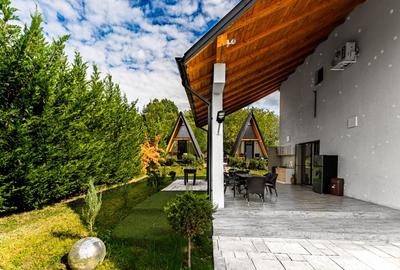 Vila turistica cu 8 camere + casute A-frame, teren 5575 mp Calimanesti, VL - 2