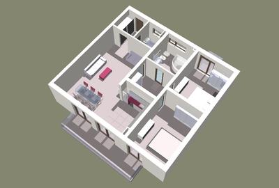Apartament cu 2 camere decomandat în Fratelia - 18