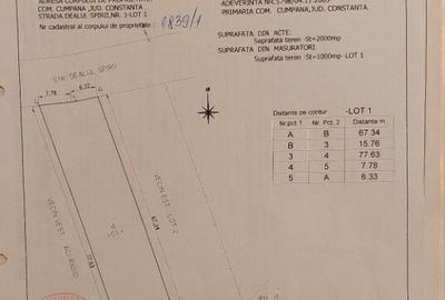 Vanzare teren Cumpana, Constanta, 2000mp - 3