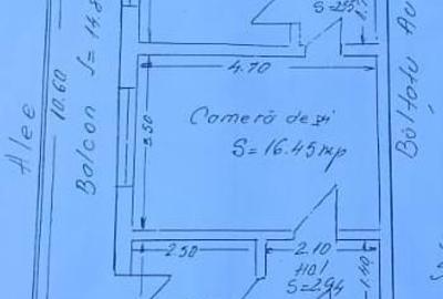 Apartament cu 2 camere semidecomandat în Central - 1