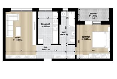 Apartament 2 Camere Sector 4 Grand Arena 57.7Mp Decomandat Apartament 2 Camere Sector 4 Grand Arena 57.7Mp Decomandat - 6