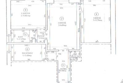 Particular inchiriez Apartament 3 camere Bd. Ion Mihalache Zona  Piata Domenii - 12