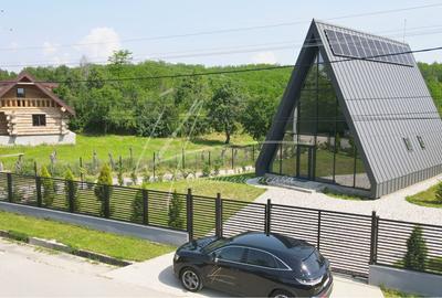 Liniste si aer submontan in casa de vacanta A-frame de langa Slanic