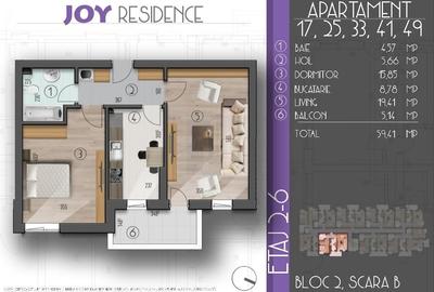 Apartament cu 2 camere decomandat, mobilat în Sud - 9