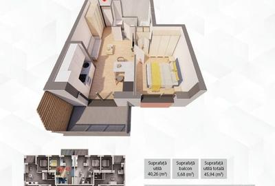 Apartament 2 camere – Arad, complex rezidențial ARED - 9