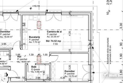 Apartament cu 3 camere, mobilat în Central - 3