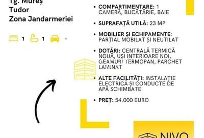 Apartament 1 cameră - Tg. Mureș - Tudor - Zona Jandarmeriei - 7