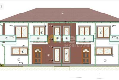 Casa duplex cu 3 dormitoare, 2 bai si curte privata, Floresti - 10
