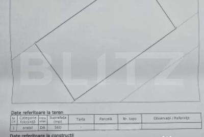 Teren de 560 mp, în Amați - 1