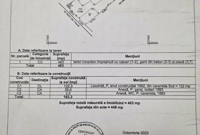 Casă cu 4 camere cu Teren 463 Mp în Central