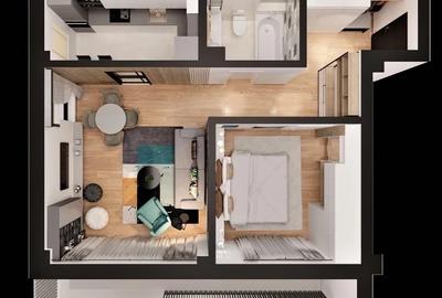 Apartament cu 2 camere decomandat în Lumina - 6