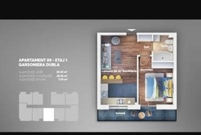 Apartament 2 camere tip studio- ideal pt investitie Aparatorii Patriei