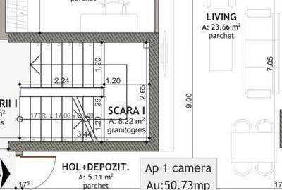 Apartament cu 2 camere în Mărăști - 4