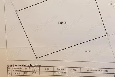 Teren de 368 mp, în Vest - 2