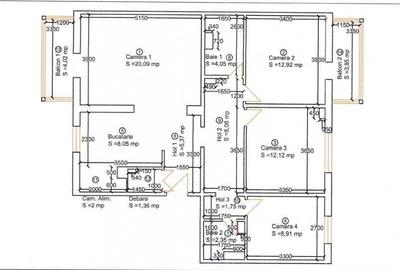 Apartament cu 4 camere decomandat în Exterior Vest - 5