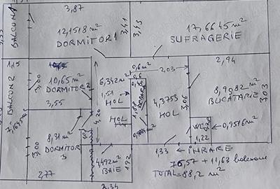 Vand Apartament decomandat 4 camere in Alexandria, pe str. Bucure?ti la intersec?ie cu Str. Ghica - 8