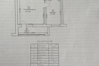 Apartament cu 2 camere semidecomandat, mobilat în Nord - 7