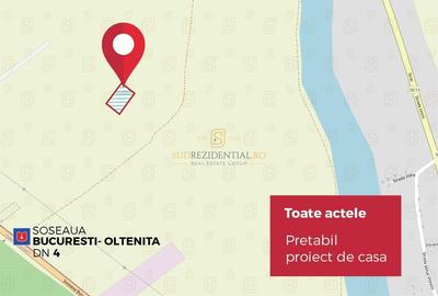 Teren intravilan 765 mp, pretabil rezidential Com. Frumusani, Calarasi - 3