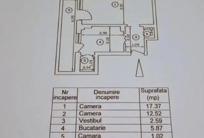 Vanzare apartament 2 camere central 55,32 mp| centrala proprie | Cantemir - Mara - 10