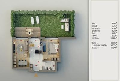 2 Camere cu Gradina | Piscina | Pista Alergat | Izolatie Fonica - 11