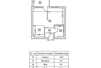 0% | Studio dublu NOU, 41 mp | Atrium - Sisesti - 12