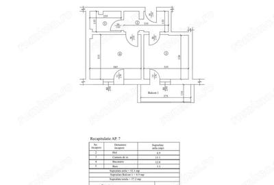 Apartament 2 camere, 37 mp, cartierul Veteranilor - zona Parc - 3