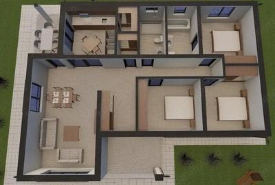 Casă cu 3 camere cu Teren 600 Mp în Tăuții-Măgherăuș - 3