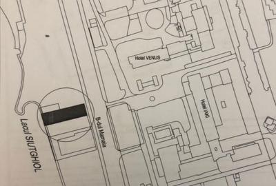Teren de 855 mp, în Central